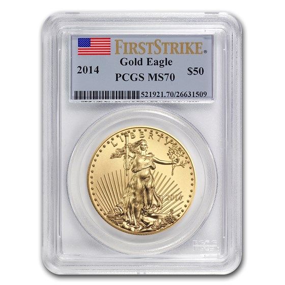 2014 1 oz Gold American Eagle MS-70 PCGS (FS) 2014 1 oz Gold American Eagle MS-70 PCGS (FS)